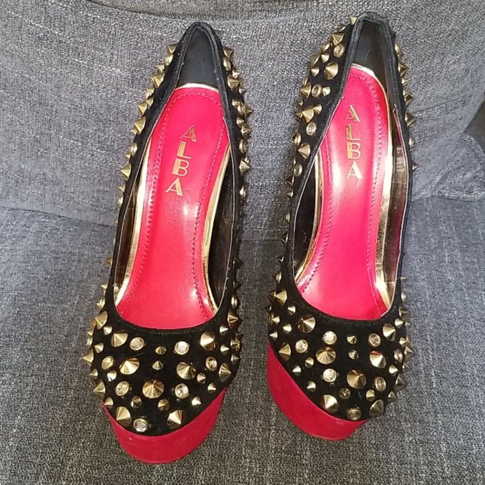 Studded Heels